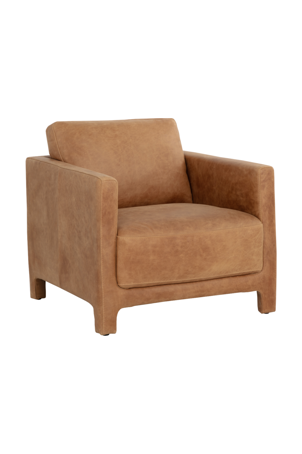 Bovine Leather Lounge Chair by Splendido Rodney Accent Chair