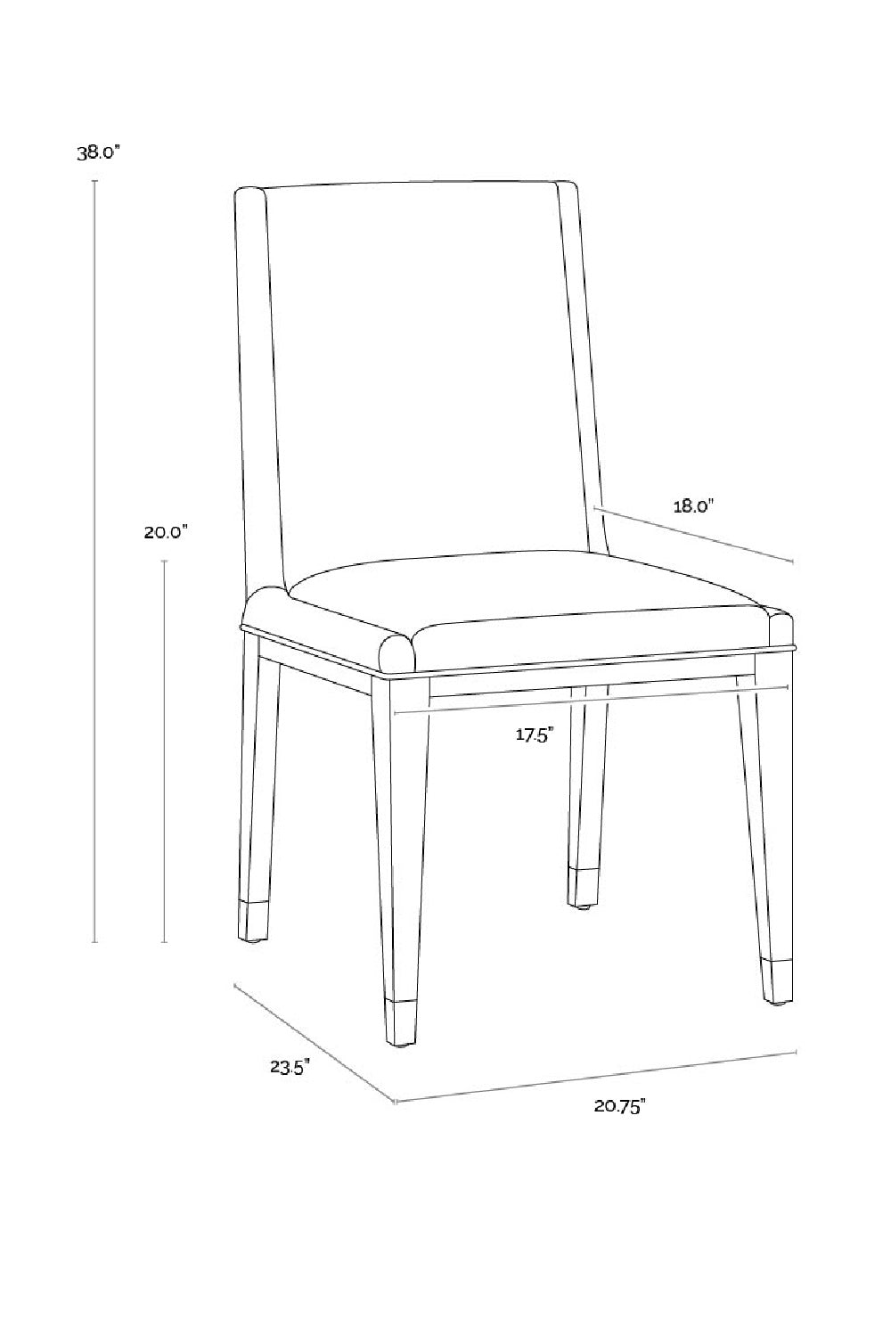 Rustic Oak Base Dining Chairs (2) by Splendido Kalla, alternate view 10