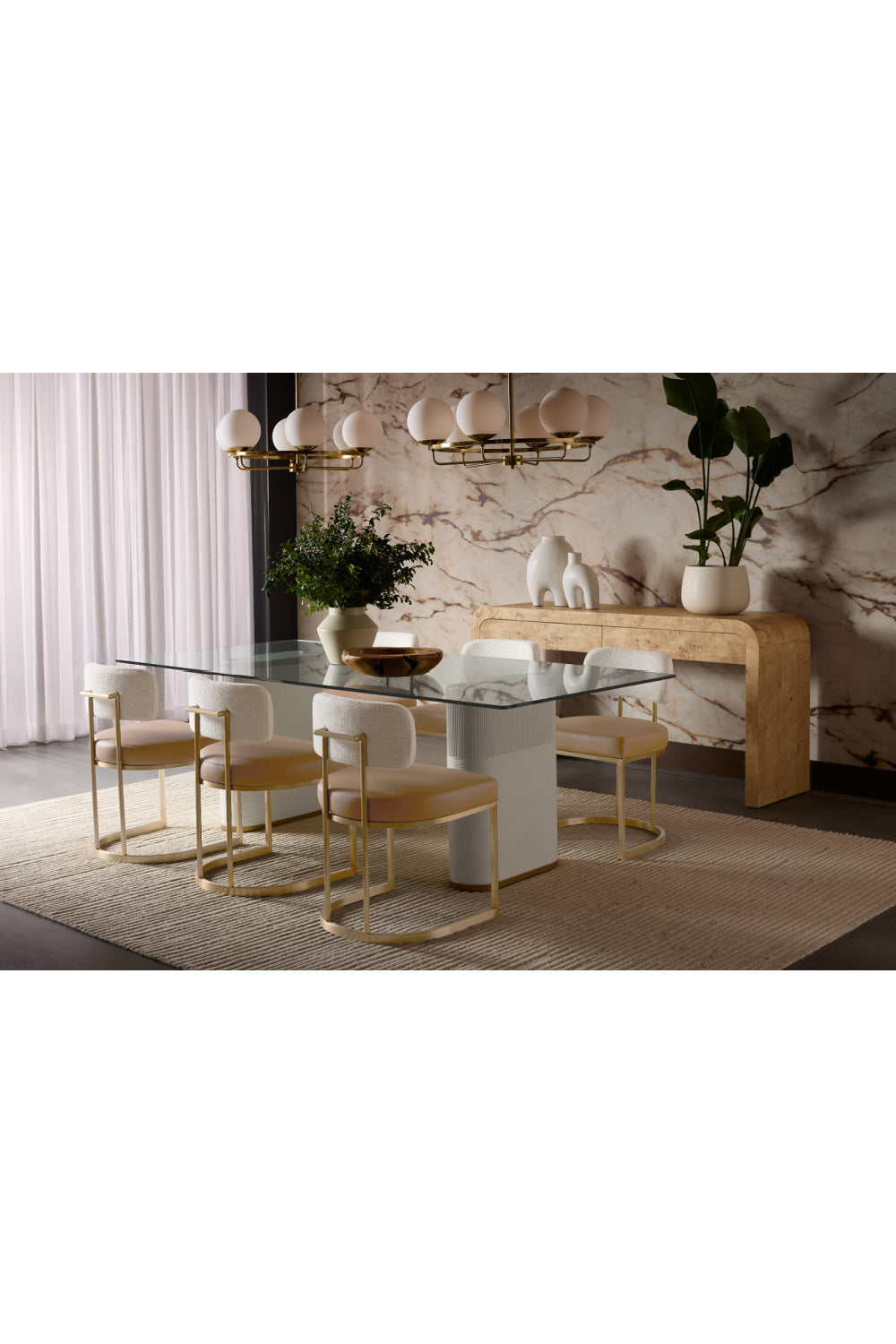 Two-Toned Cantilevered Dining Chair by Splendido Larissa, alternate view 24