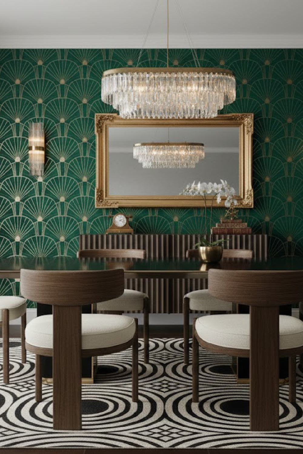 Oak Framed 3-Legged Dining Chairs (2) by Splendido Horton, alternate view 2