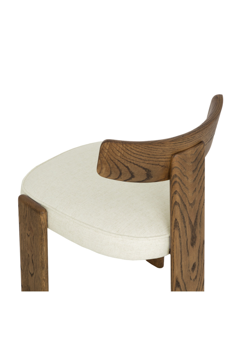 Oak Framed 3-Legged Dining Chairs (2) by Splendido Horton, alternate view 6