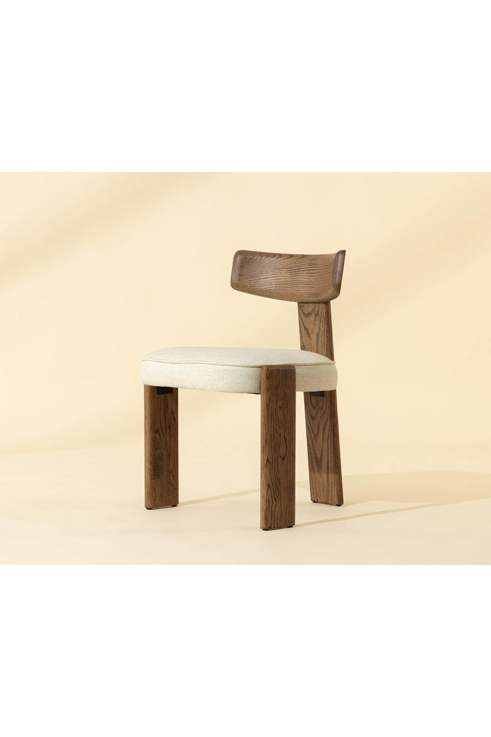 Oak Framed 3-Legged Dining Chairs (2) by Splendido Horton, alternate view 8
