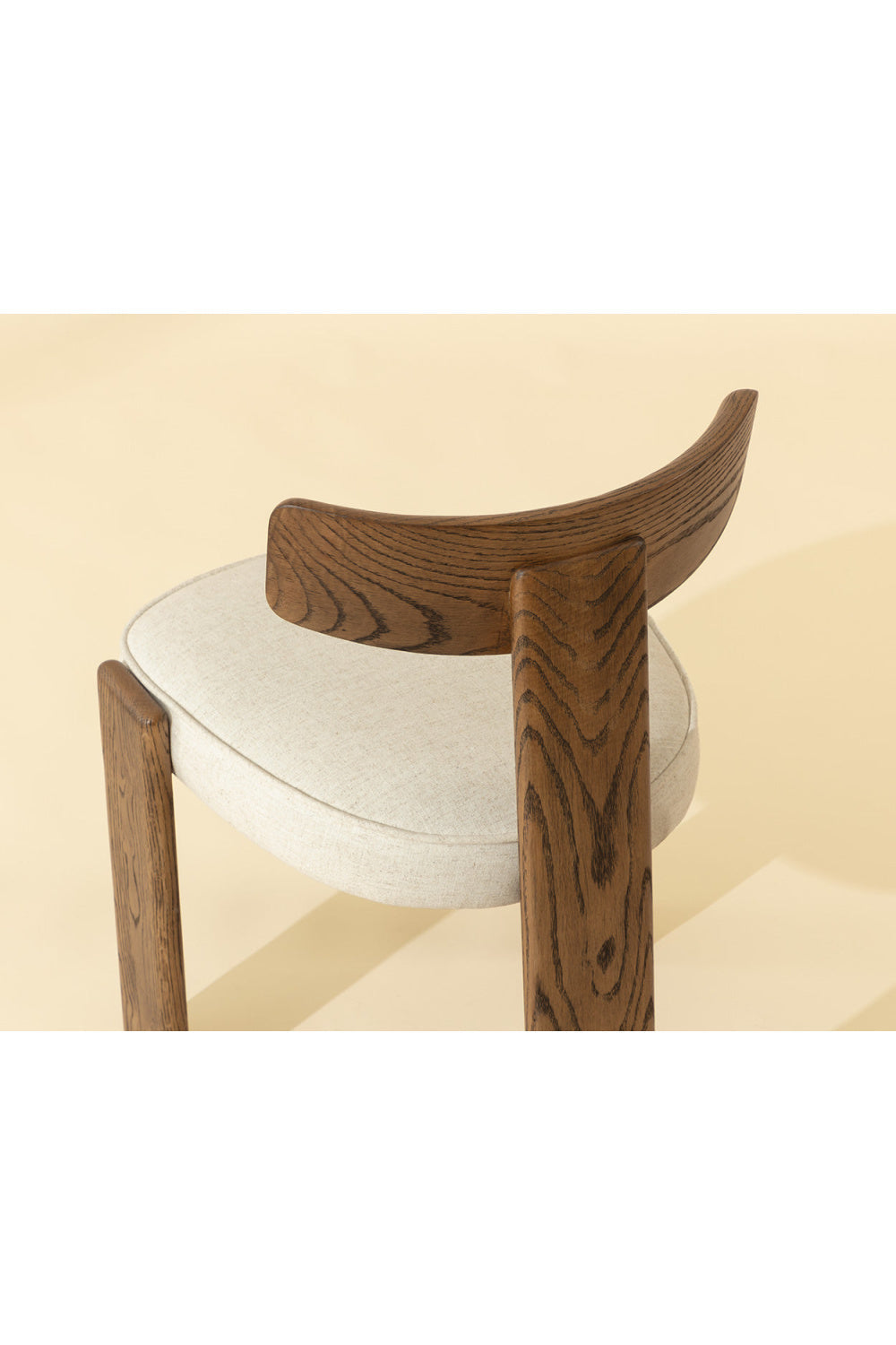 Oak Framed 3-Legged Dining Chairs (2) by Splendido Horton, alternate view 9