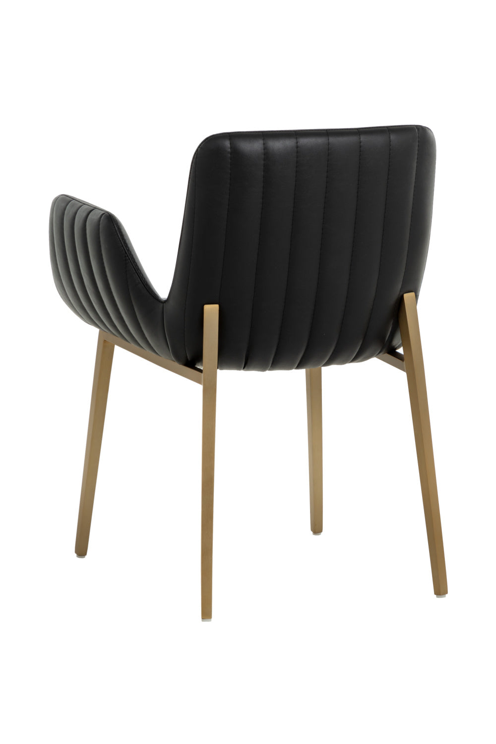 Leather Look Scooped Dining Armchair by Splendido Lucano Dining Chair, alternate view 12