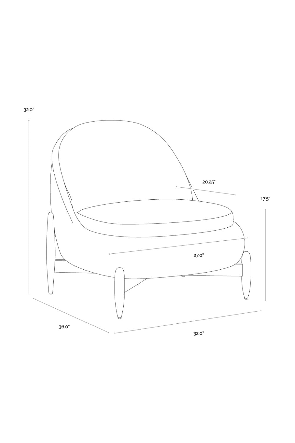 Modern European furniture - Padded Wicker Outdoor Lounge Chair - www.oroa.com