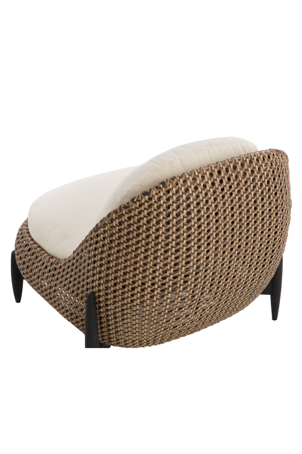 Modern European furniture - Padded Wicker Outdoor Lounge Chair - www.oroa.com