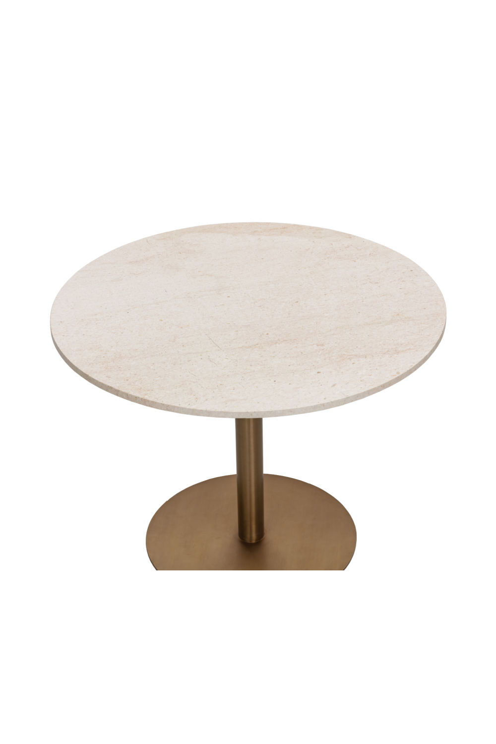 White Marble Round Bistro Table by Splendido Iska Dining Table, alternate view 4