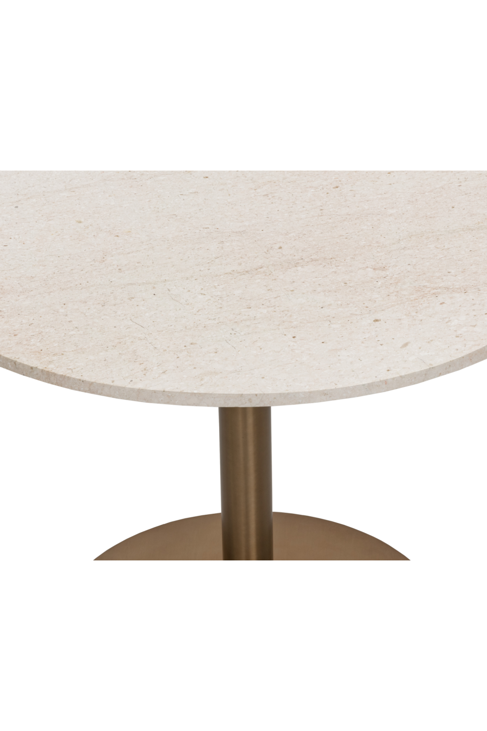 White Marble Round Bistro Table by Splendido Iska Dining Table, alternate view 5
