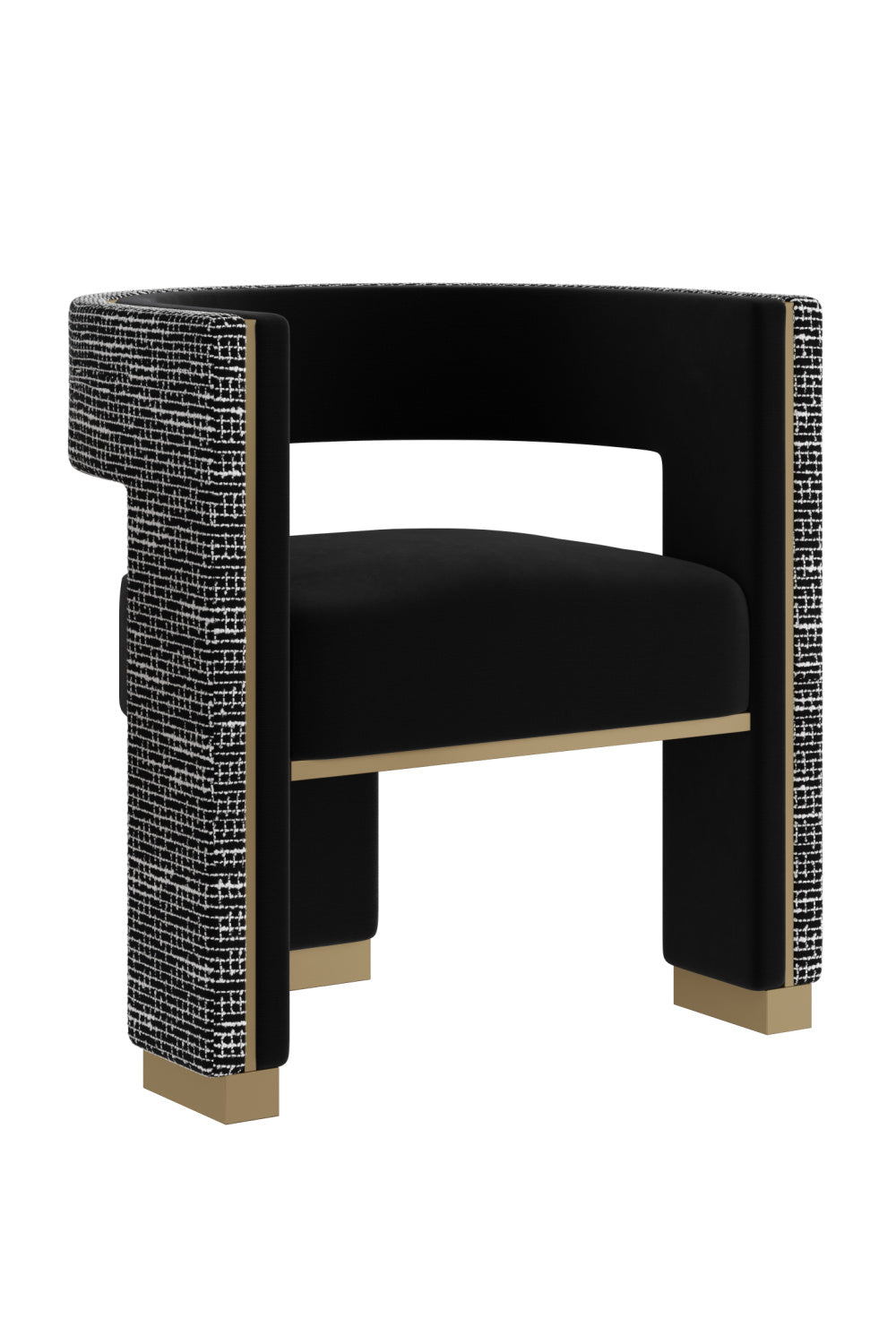 Curved 3-Legged Dining Chair by Splendido Adamina, alternate view 15