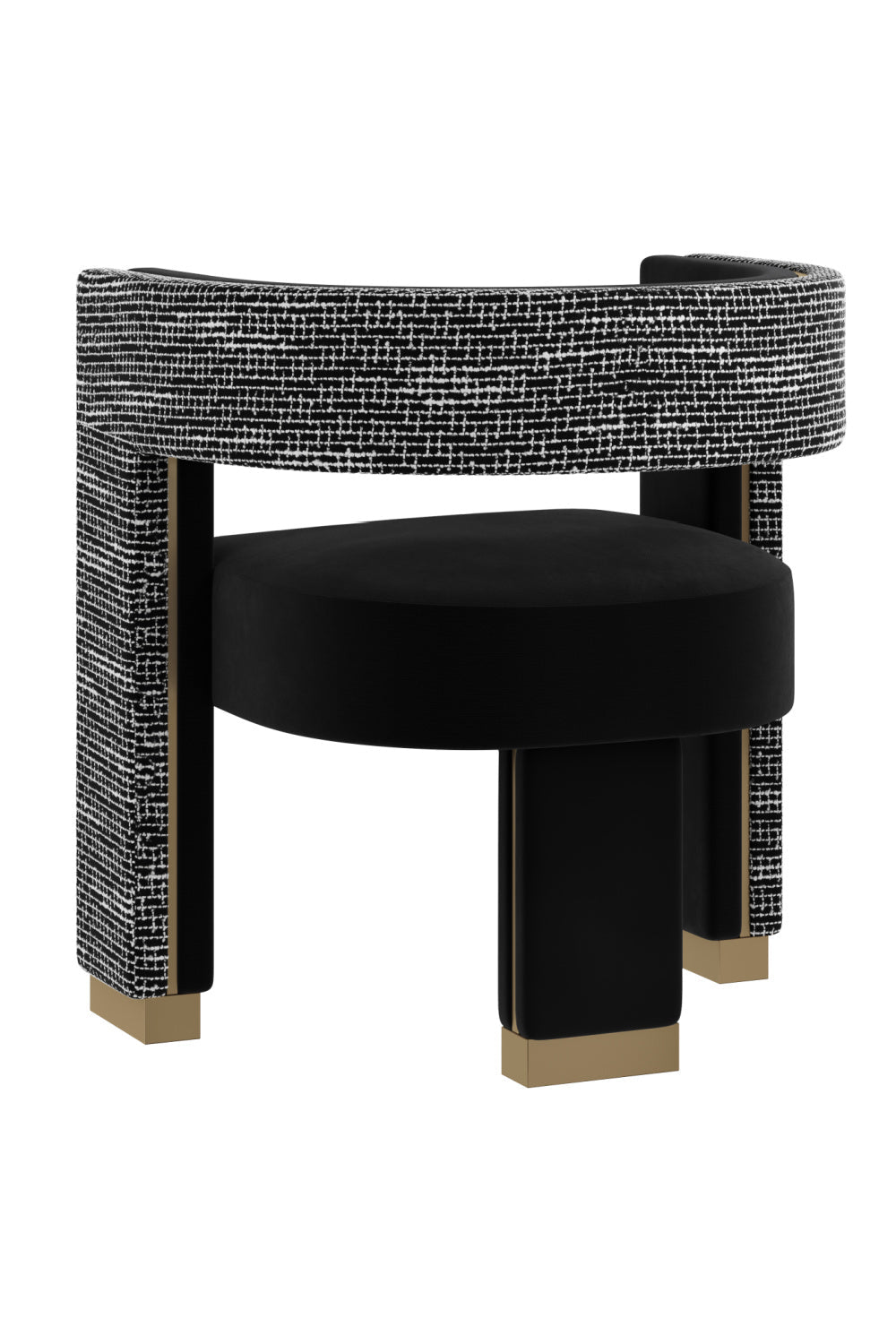 Curved 3-Legged Dining Chair by Splendido Adamina, alternate view 17