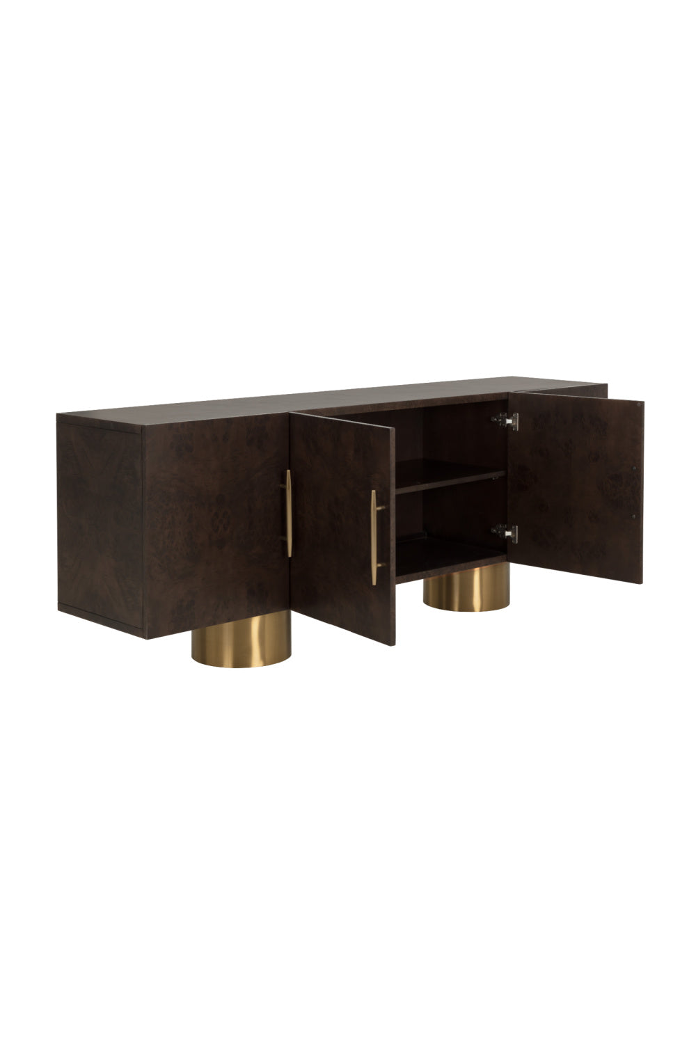 Maple Burl 4-Door Sideboard by Splendido Kresteven, alternate view 3
