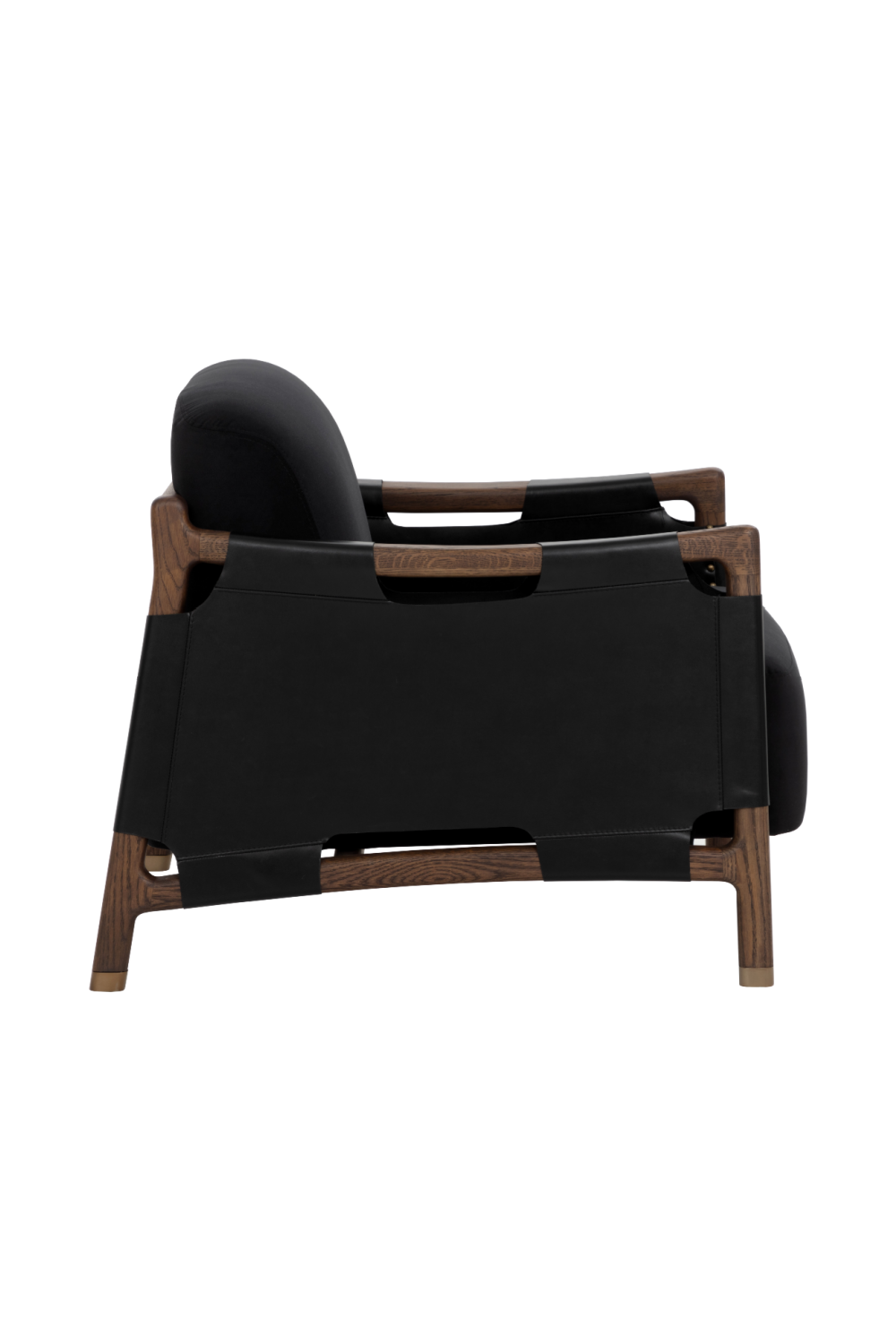 Solid Oak Framed Lounge Chair by Splendido Calloway Accent Chair, alternate view 4
