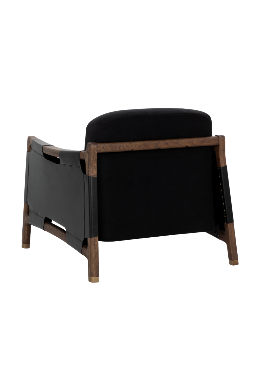 Solid Oak Framed Lounge Chair by Splendido Calloway Accent Chair, alternate view 5