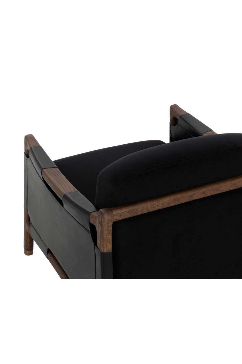 Solid Oak Framed Lounge Chair by Splendido Calloway Accent Chair, alternate view 7