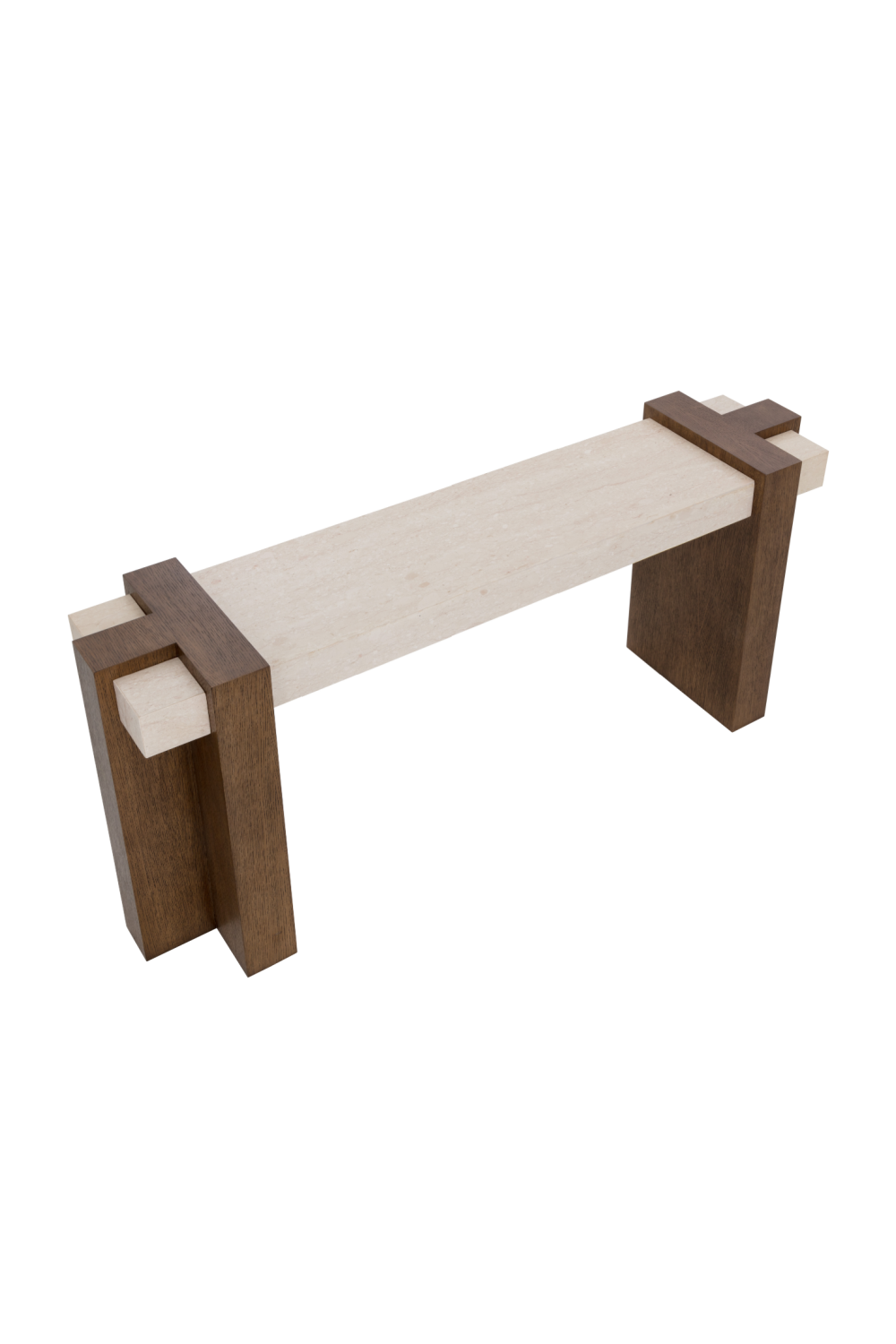 Interlocked Wooden Legs Console Table by Splendido Minerva, alternate view 5