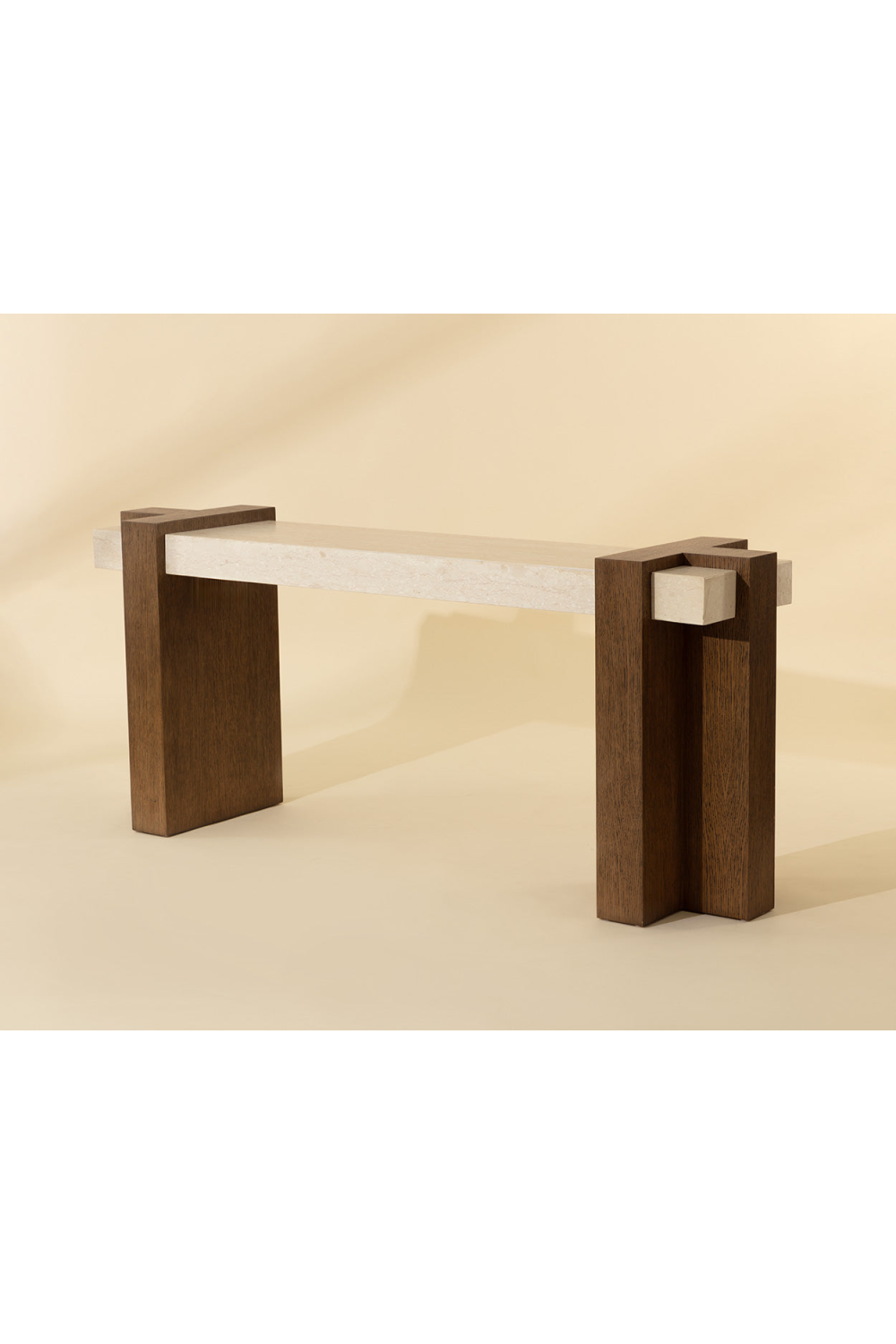 Interlocked Wooden Legs Console Table by Splendido Minerva, alternate view 9