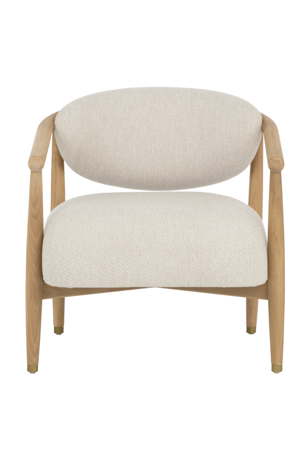 Oak Framed Lounge Chair by Splendido Sigrid Accent Chair, alternate view 3
