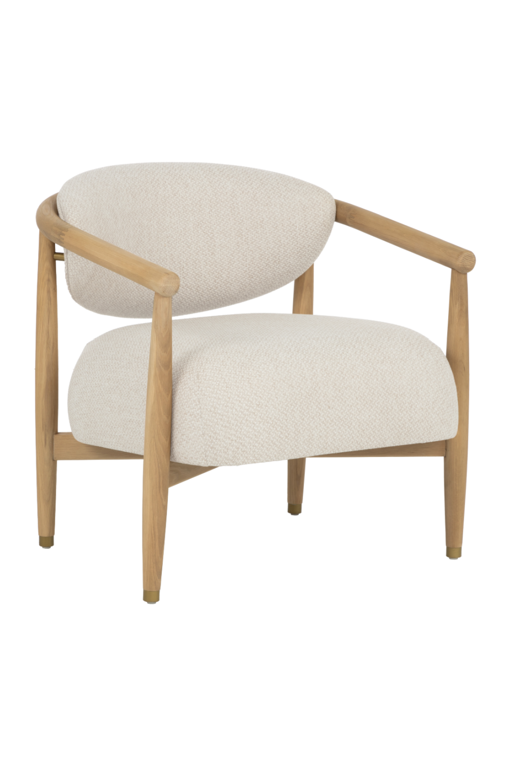 Oak Framed Lounge Chair by Splendido Sigrid Accent Chair