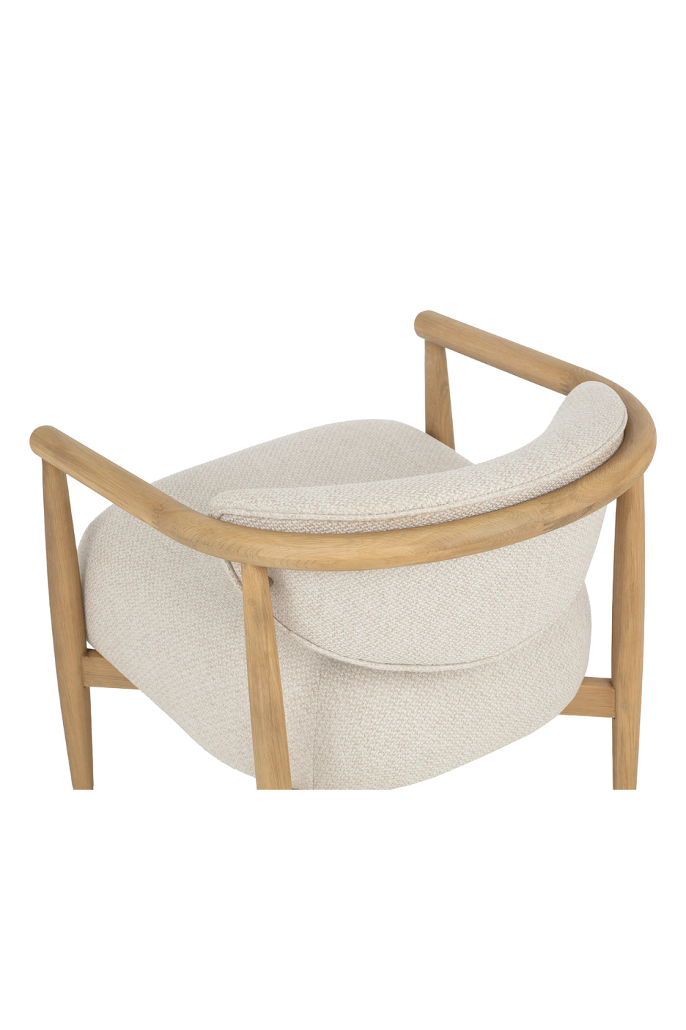 Oak Framed Lounge Chair by Splendido Sigrid Accent Chair, alternate view 6