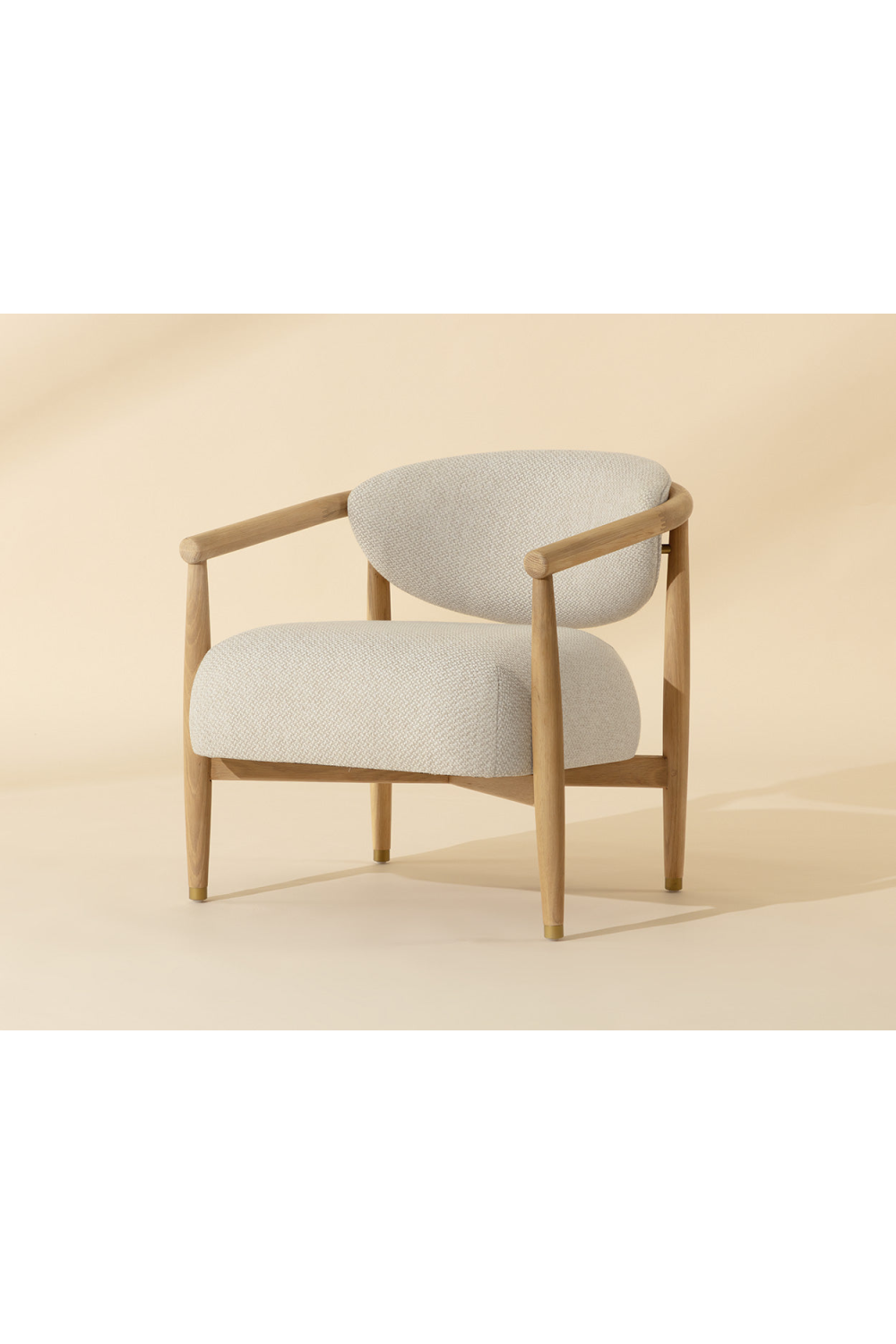 Oak Framed Lounge Chair by Splendido Sigrid Accent Chair, alternate view 8
