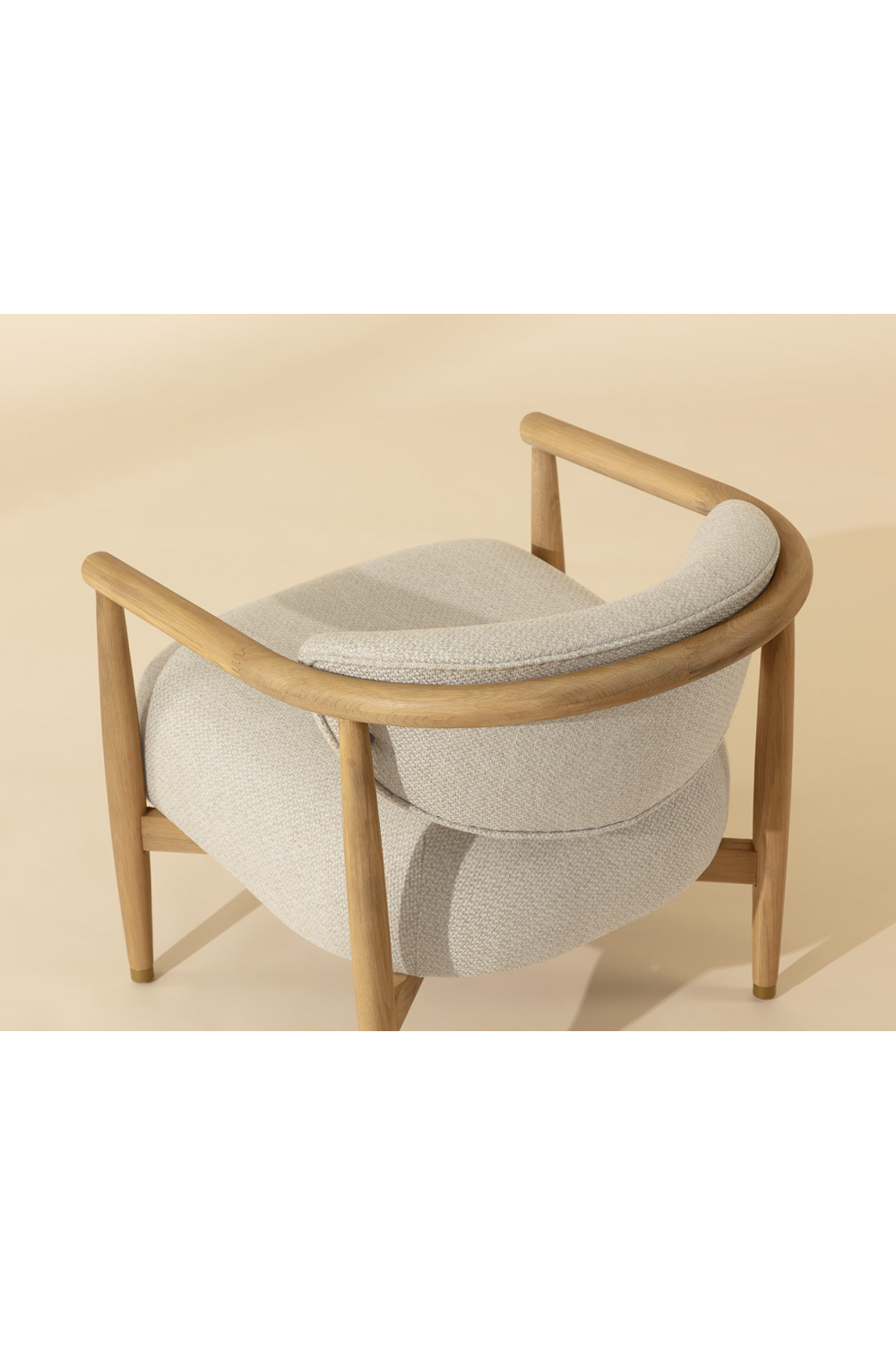 Oak Framed Lounge Chair by Splendido Sigrid Accent Chair, alternate view 9