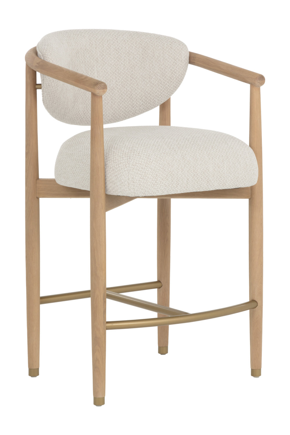 Oak Framed Counter Stool by Splendido Sigrid, alternate view 2