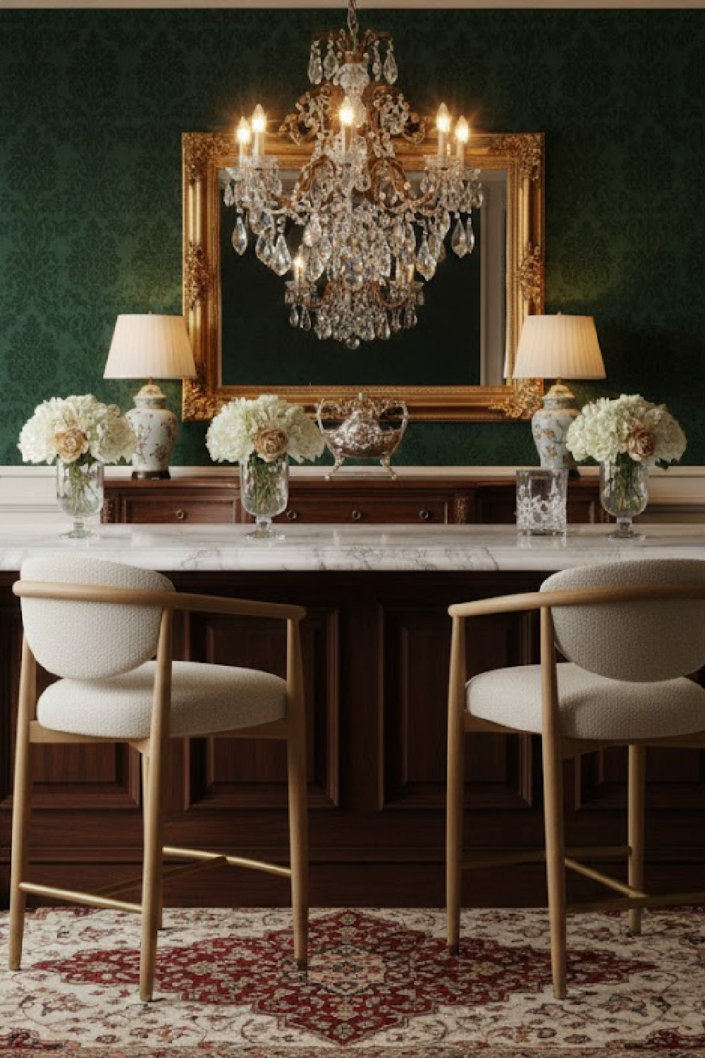 Oak Framed Counter Stool by Splendido Sigrid