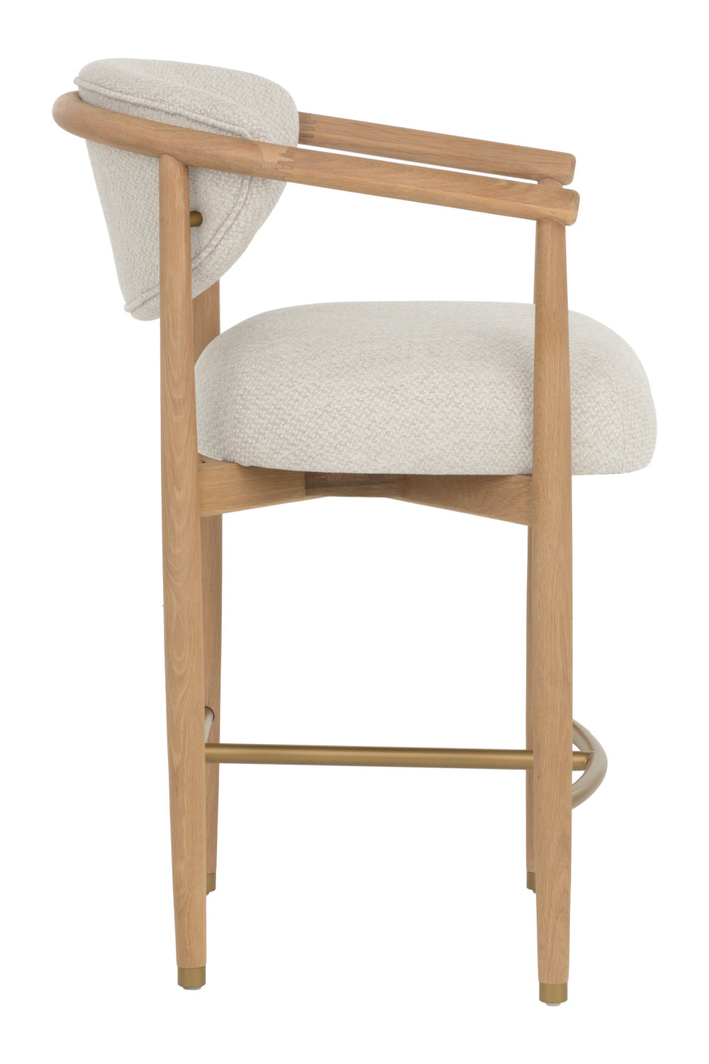 Oak Framed Counter Stool by Splendido Sigrid, alternate view 3