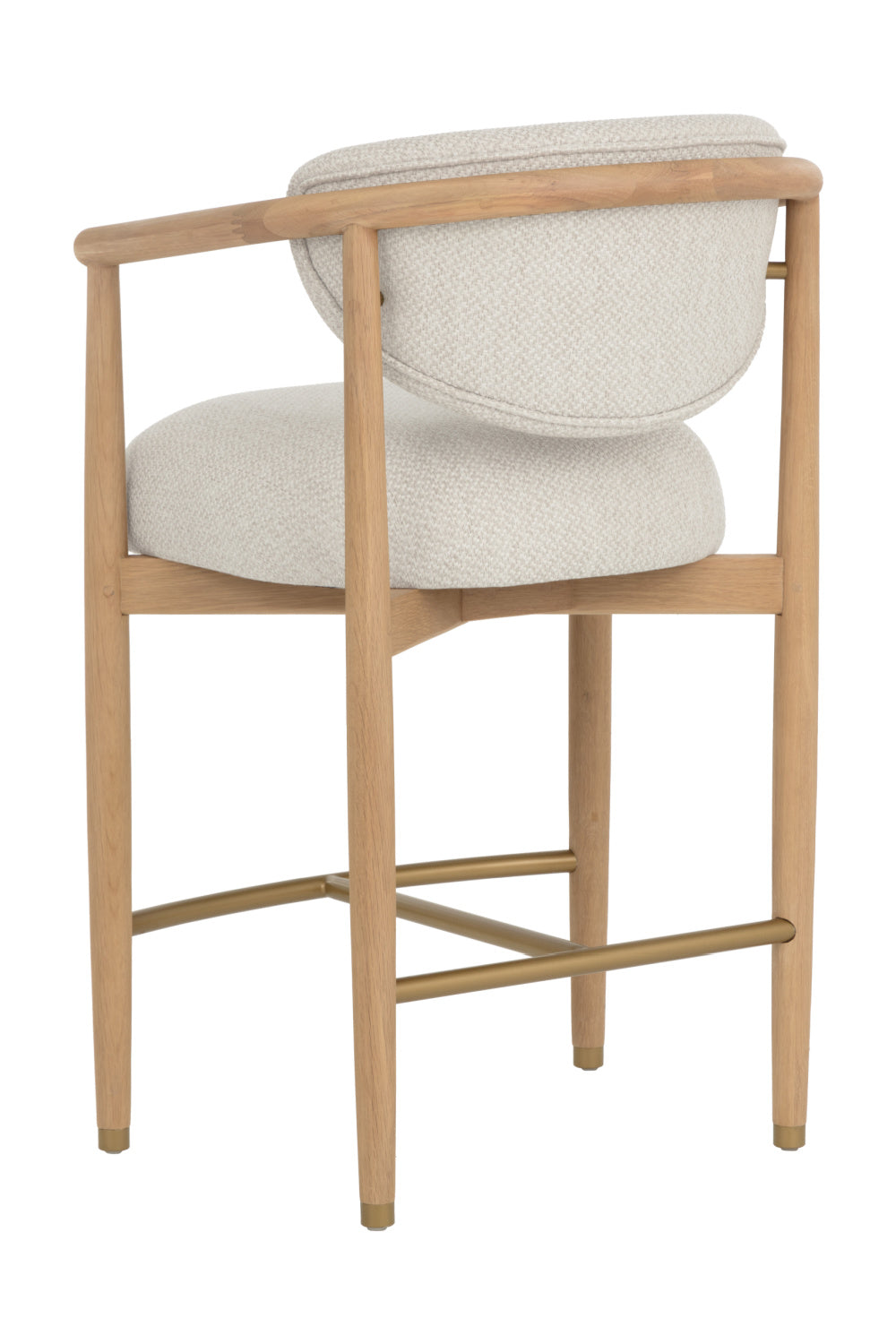 Oak Framed Counter Stool by Splendido Sigrid, alternate view 4