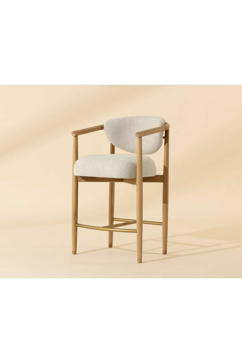 Oak Framed Counter Stool by Splendido Sigrid, alternate view 7
