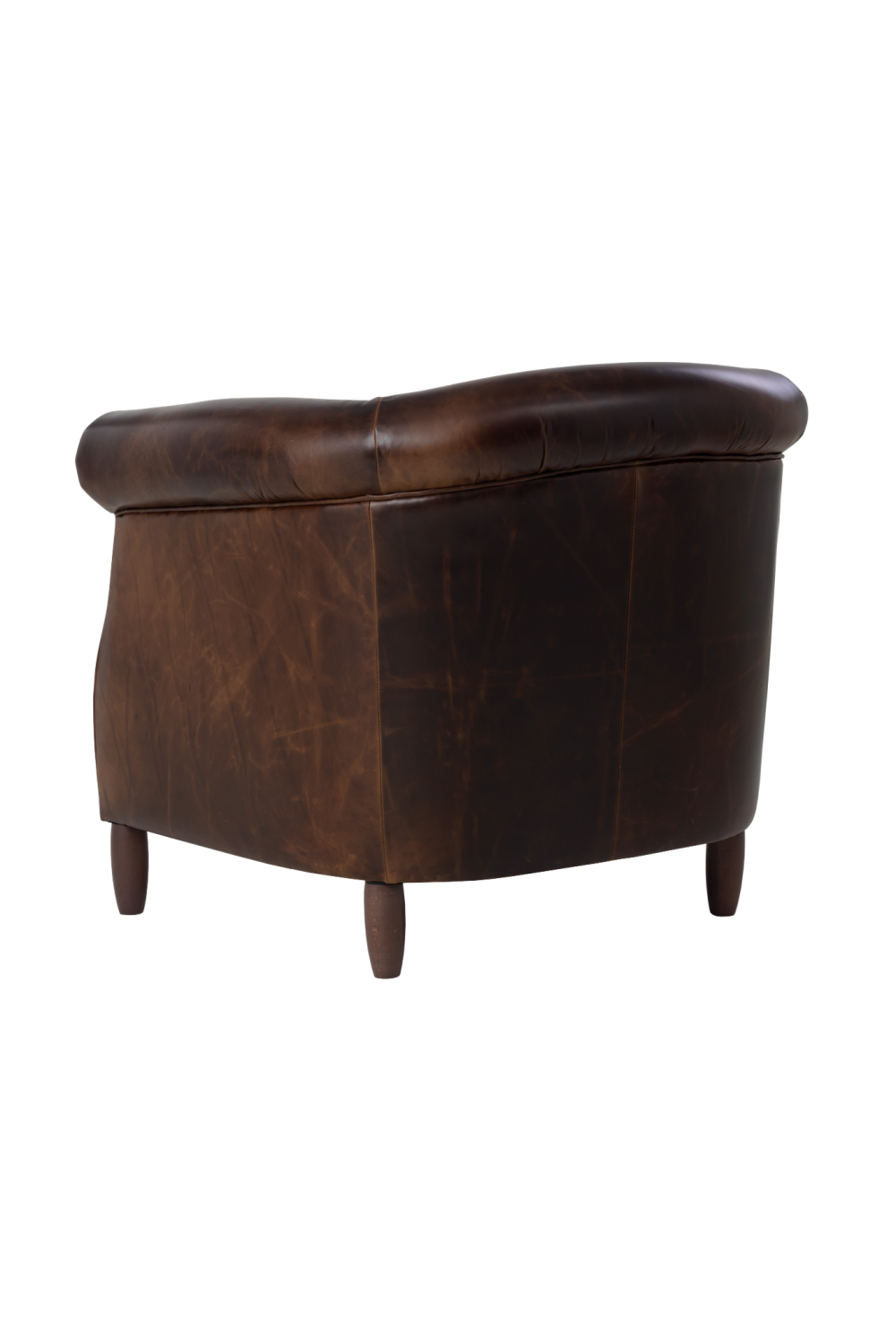 Leather Chesterfield Lounge Chair by Splendido Marjorie Accent Chair, alternate view 17