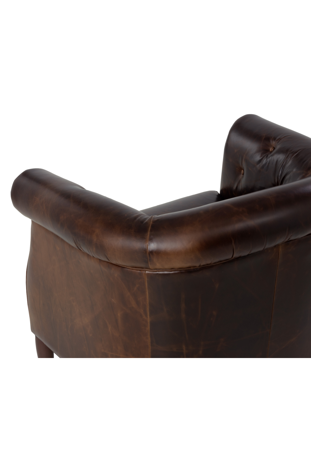 Leather Chesterfield Lounge Chair by Splendido Marjorie Accent Chair, alternate view 18