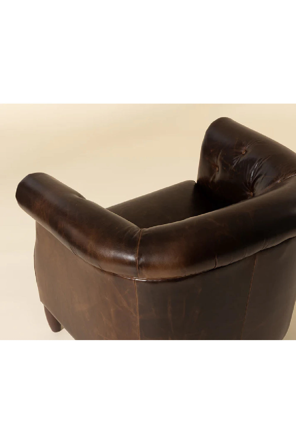 Leather Chesterfield Lounge Chair by Splendido Marjorie Accent Chair, alternate view 21