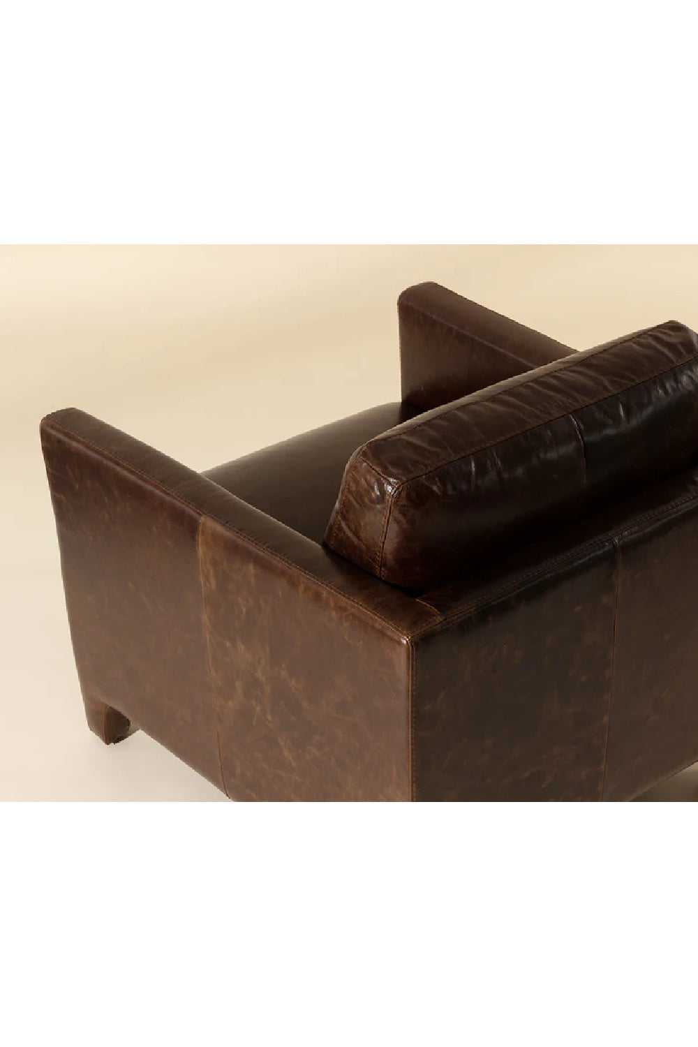 Bovine Leather Lounge Chair by Splendido Rodney Accent Chair, alternate view 23