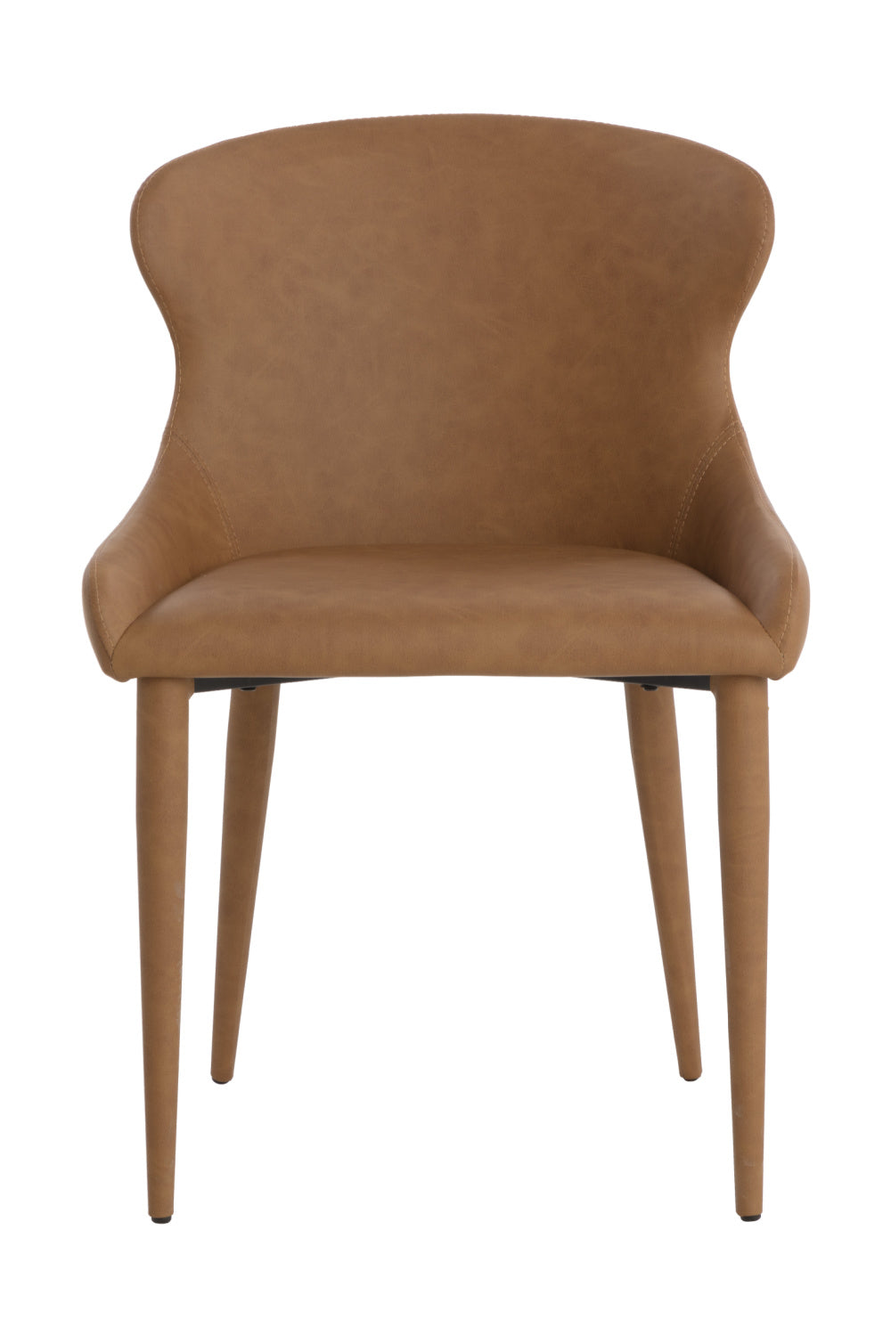 Leather Look Modern Dining Chairs (2) by Splendido Evora, alternate view 3
