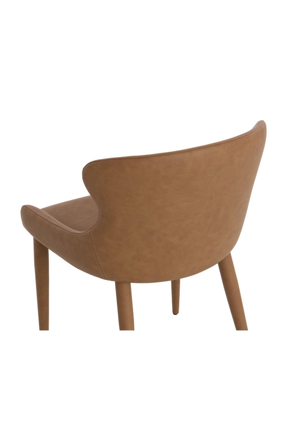 Leather Look Modern Dining Chairs (2) by Splendido Evora, alternate view 6