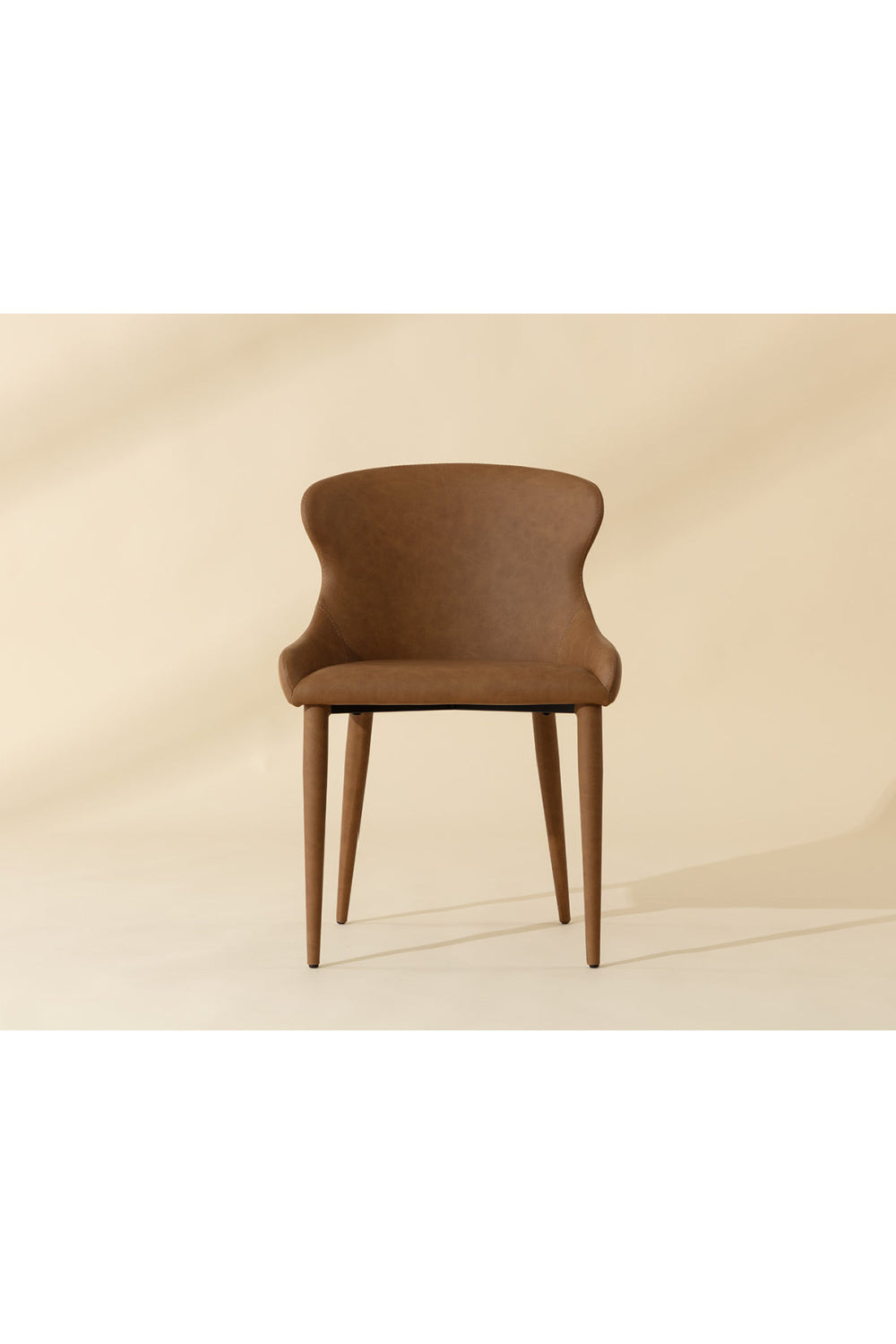 Leather Look Modern Dining Chairs (2) by Splendido Evora, alternate view 7