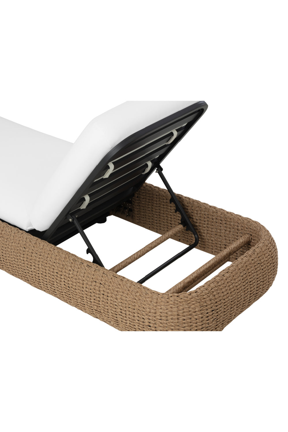 Wicker Weave Indoor/Outdoor Lounger by Splendido Barcelona Outdoor Lounge Chair, alternate view 7