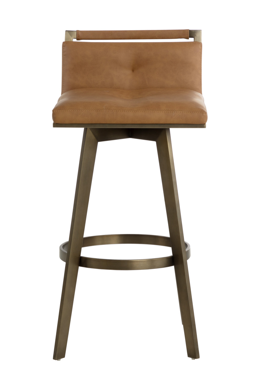Leather-Look Swivel Bar Stool by Splendido Arizona Barstool, alternate view 12