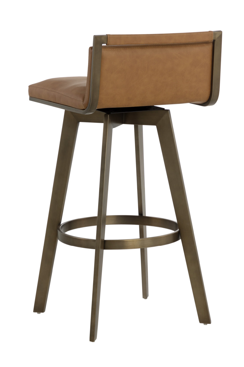 Leather-Look Swivel Bar Stool by Splendido Arizona Barstool, alternate view 13
