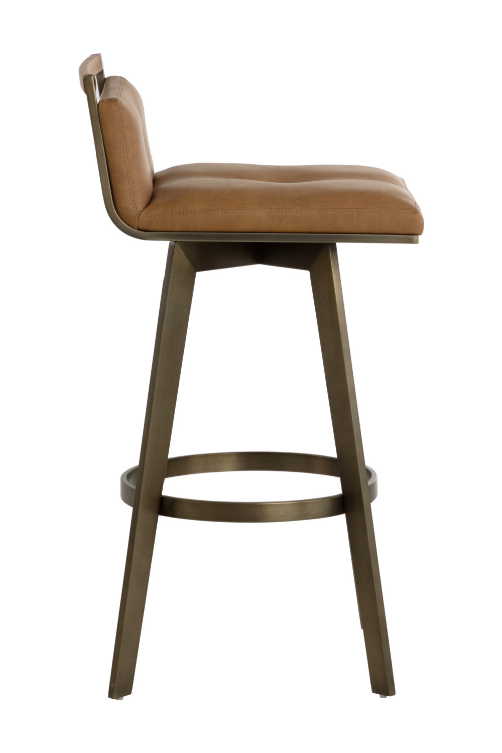 Leather-Look Swivel Bar Stool by Splendido Arizona Barstool, alternate view 14