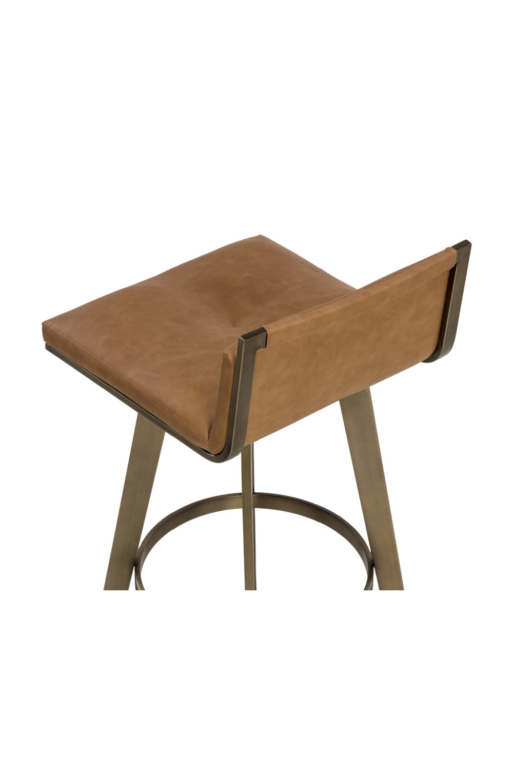 Leather-Look Swivel Bar Stool by Splendido Arizona Barstool, alternate view 15