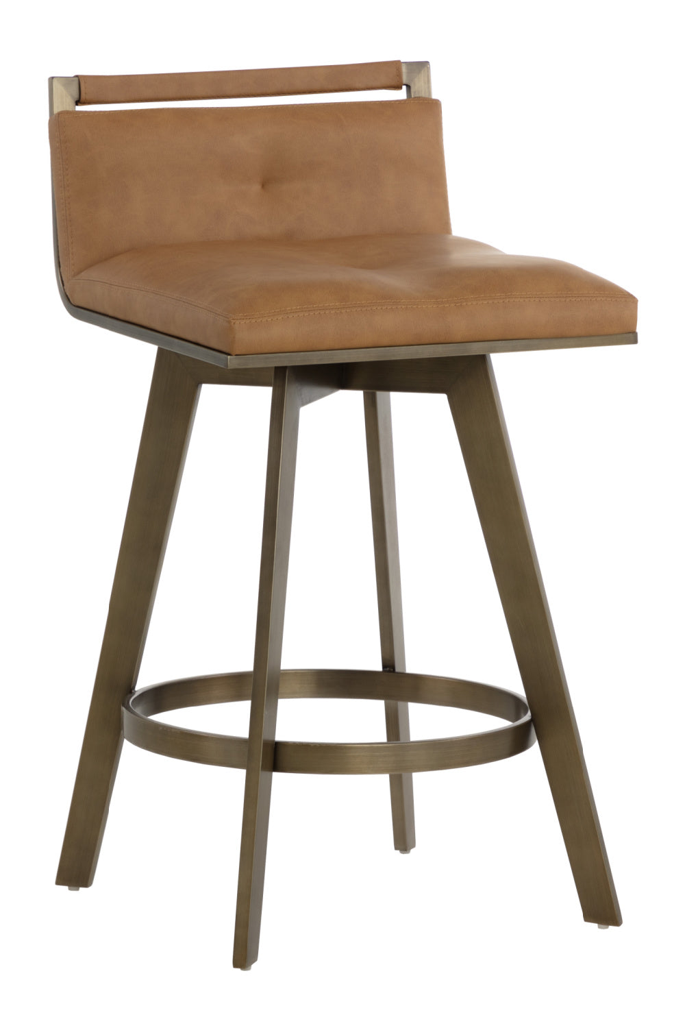 Swivel Counter Stool with Metal Frame by Splendido Arizona, alternate view 12
