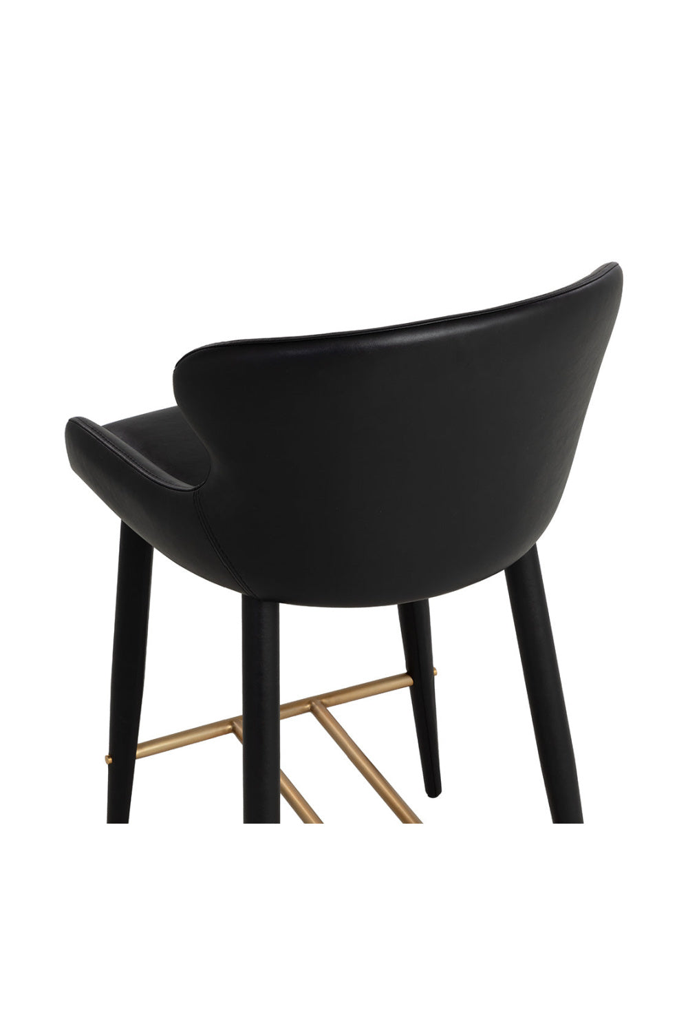 Leather Look Shell Counter Stool by Splendido Evora Barstool, alternate view 13