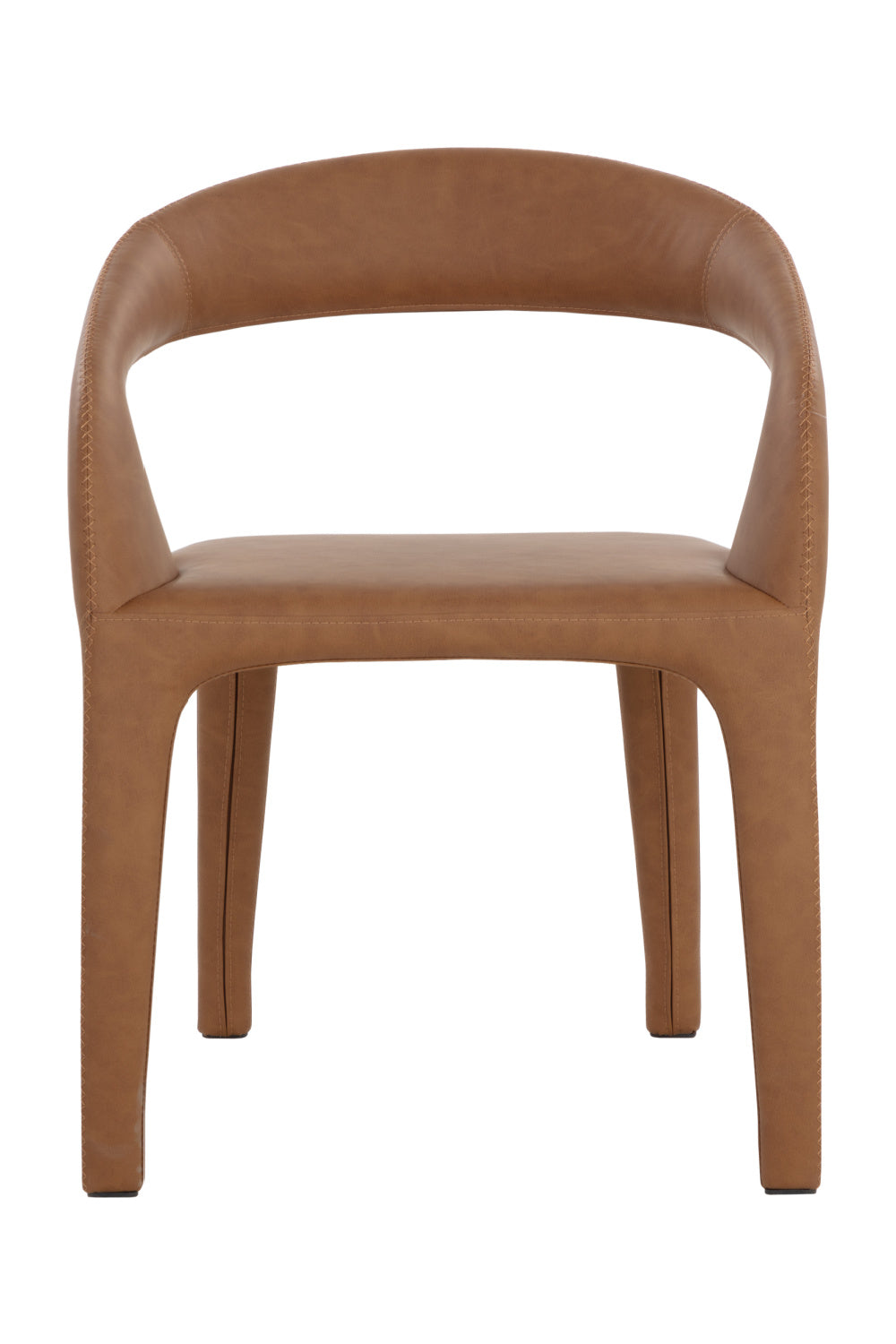 Open-Back Leather Look Dining Chair by Splendido Atika, alternate view 12