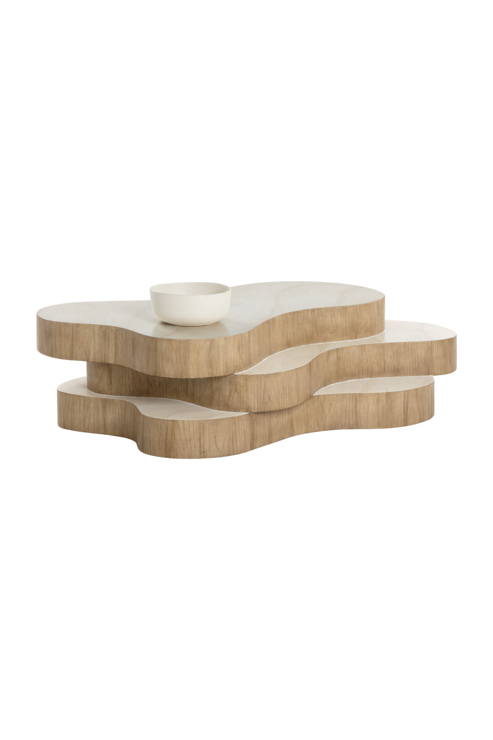 Layered Freeform Indoor/Outdoor Coffee Table by Splendido Geddes
