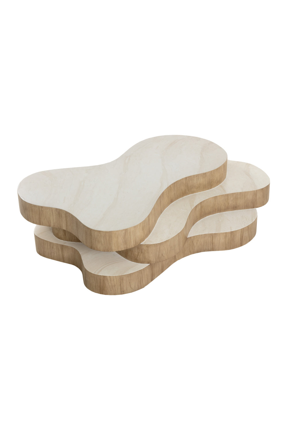 Layered Freeform Indoor/Outdoor Coffee Table by Splendido Geddes, alternate view 4