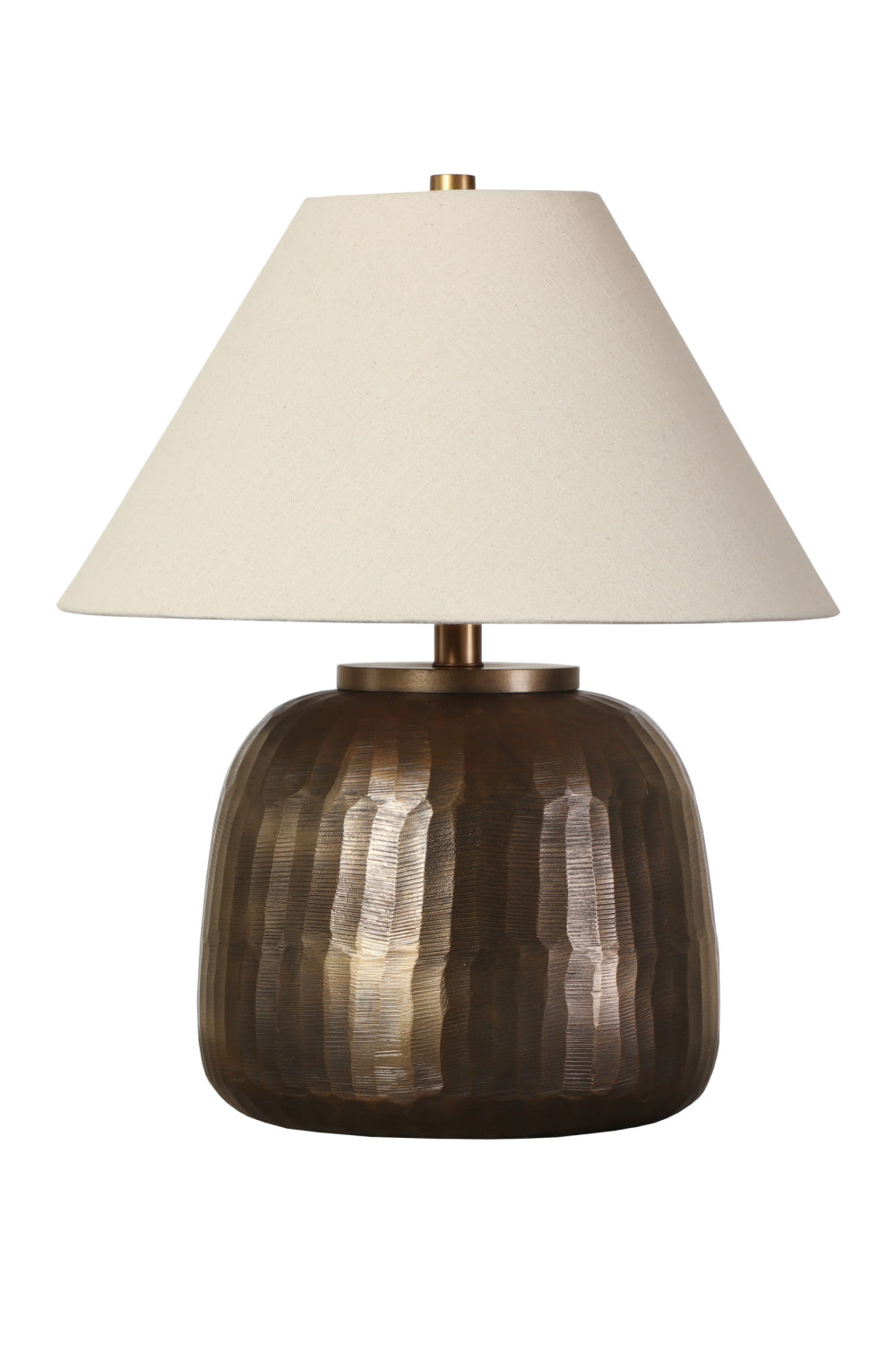 Antique Brass Base Table Lamp by Splendido Pradiva, alternate view 3
