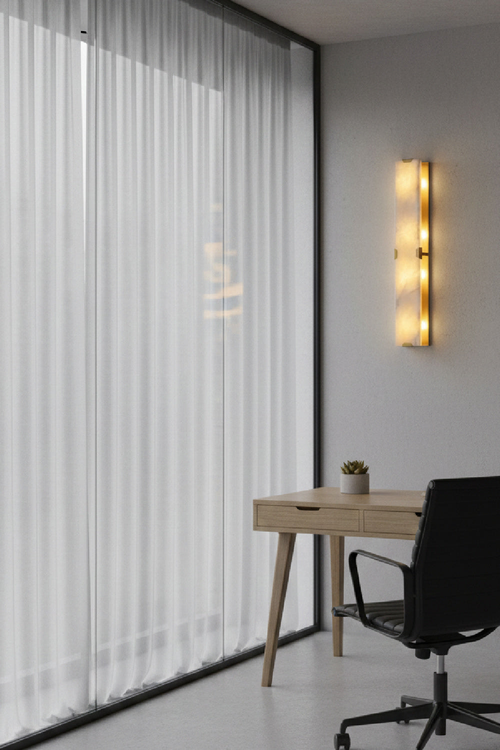 Alabaster Panel Wall Lamp by Splendido Rovira, alternate view 13