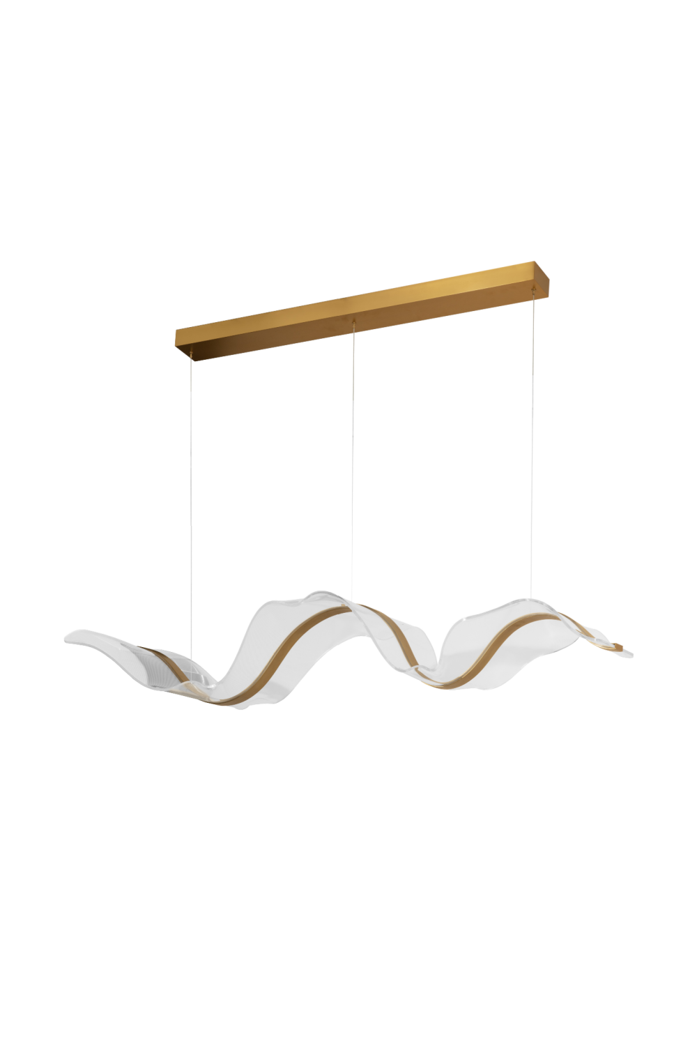Wave Inspired Chandelier by Splendido Alun, alternate view 3